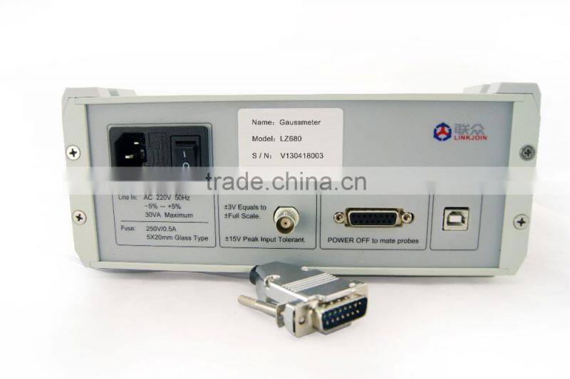 LINKJOIN LZ-680 Stationary gauss tesla meter digital gauss meter magnetic field measuring manufacture trade assurance supplier
