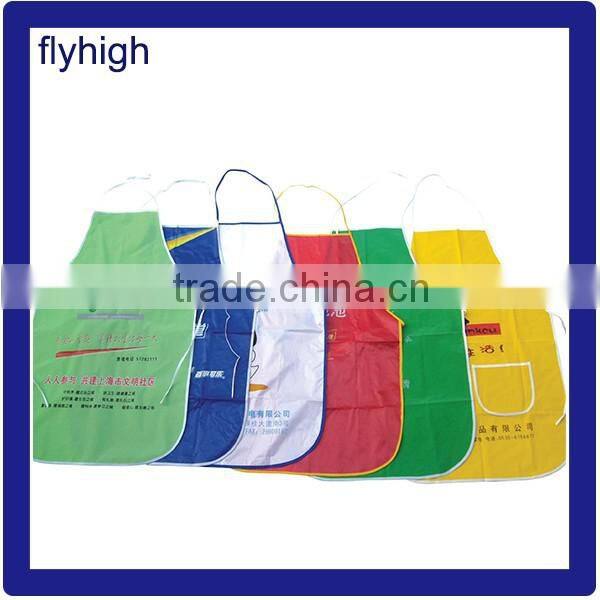 Disposable clear plastic aprons