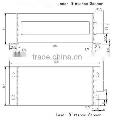 Analog out laser distance meter