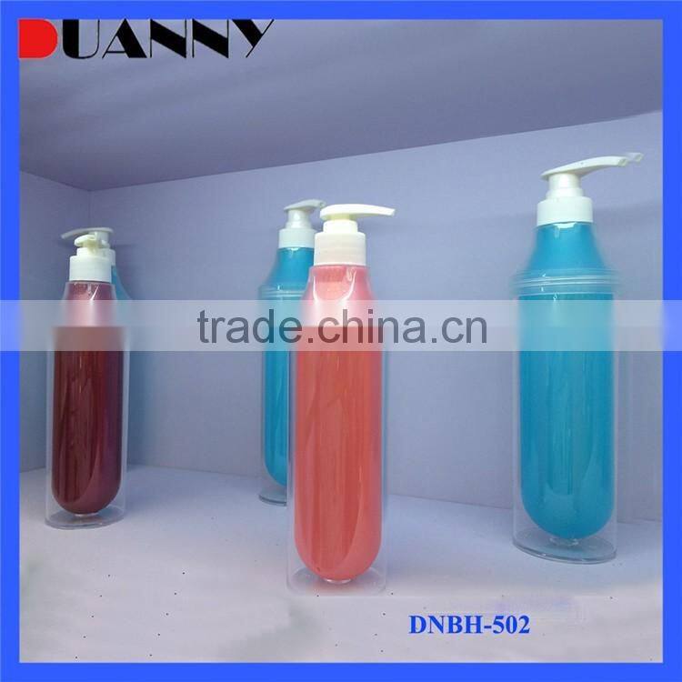 2016 New Product 50Ml Plastic Shampoo Bottle For Shampoo In Blue Bottle
