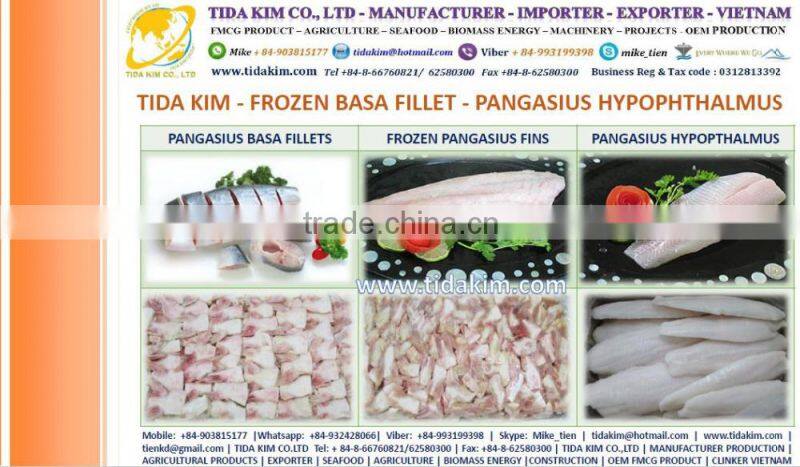 FROZEN BASA FILLLET - PANGASIUS SURIMI-TIDA KIM - BLACK TIGER SHRIMP LIVE FROZEN LOBSTER P ORNATUS - BIG SIZE 10KG