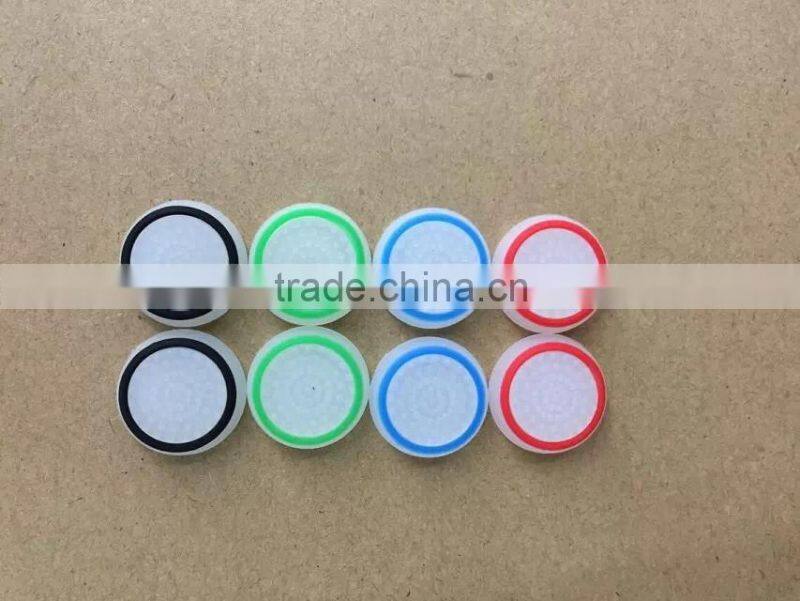 2015 newest Wholesale Silicone noctilucent Key Protector Thumb Grips Joystick Caps for PS4 / PS3/Xbox One / Xbox 360