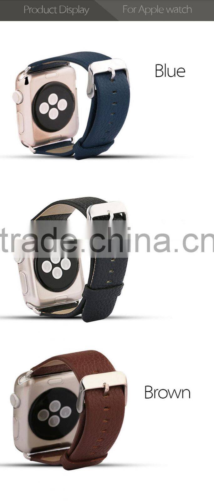 2015 Sport Genuine Leather Watch Band for iWatch