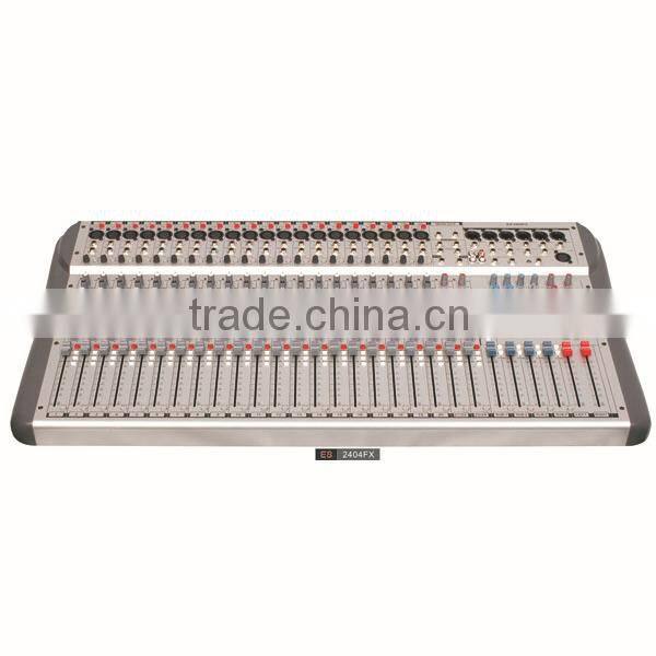 24 input channels 12v mixer audio ES2404FX
