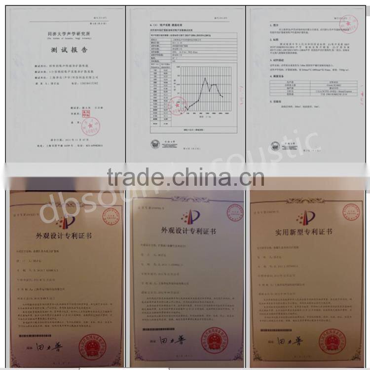 Zero formaldehyde wpc diffuser plate for home theater decoration