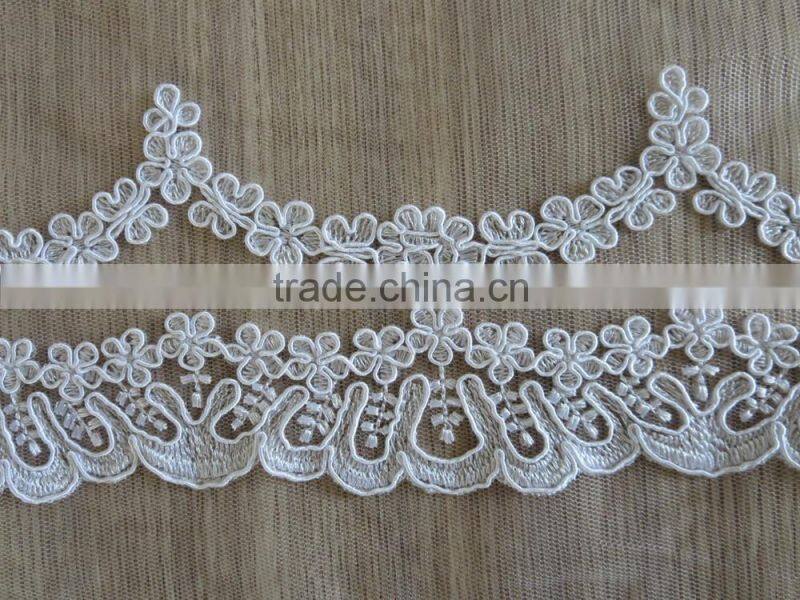 2015 New Design cheap bridal lace trimming
