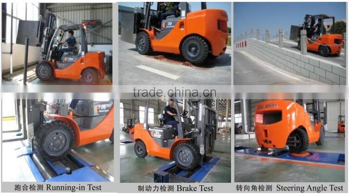 High Quality AC motor 3-Wheel Electric China Forklift Truck with CE for sale
