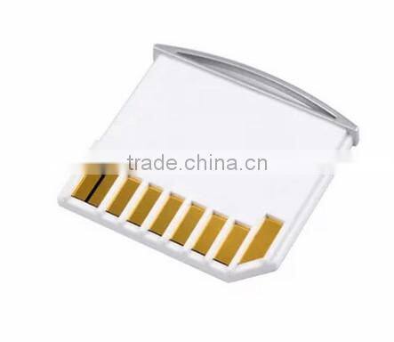 MiniDrive Microsd/TF To SD Adapter Convert for MacBook Air/Pro, Support microsd Card up to 64GB (white)