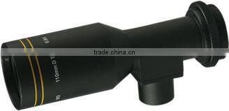 2/3" Format C-mount 1.0x Magnifying WD 110mm Coaxial Telecentric Lens