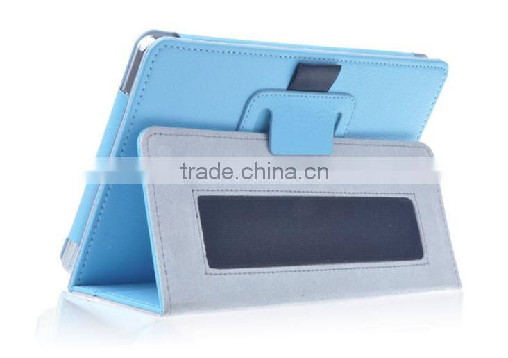 5 color PU leather case cover for hp slate 7