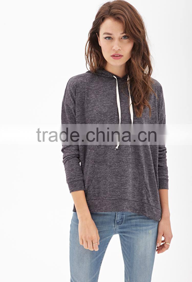 Spring Autumn Clothes Women Pullover Blank Hoodies Long Sleeve Without Zipper Lightweight Sweatshirt 100% Cotton Blouse Tops