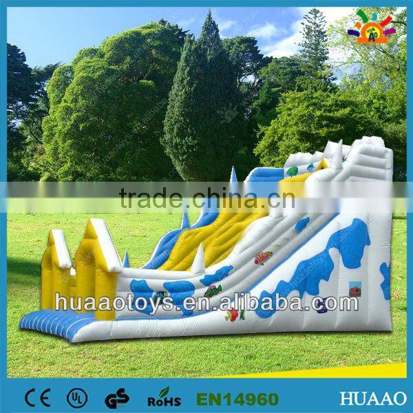 2014 commercial cheap inflatable slide for amusement