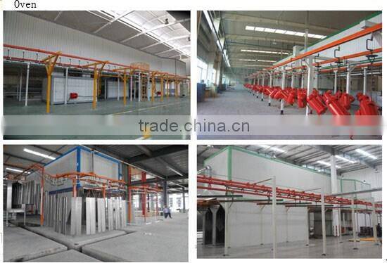 dryer and curing oven for powder coating line