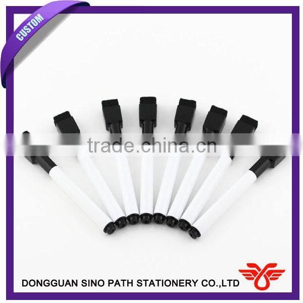 White board marker with magnetic and eraser for children