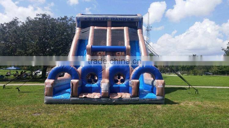 33 ft tall giant inflatable climb slide obstacle for kids and adults