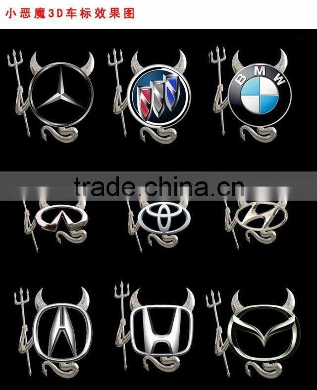 silver gold 3D Spider chrome car emblem, chrome spider car logo, car sticker
