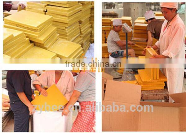 Eu standard zorue natural candel honey bee wax/beeswax/bees wax