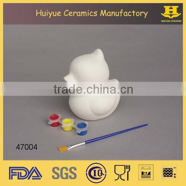 DIY car design money bank diy ceramic money bank paint set painting toys