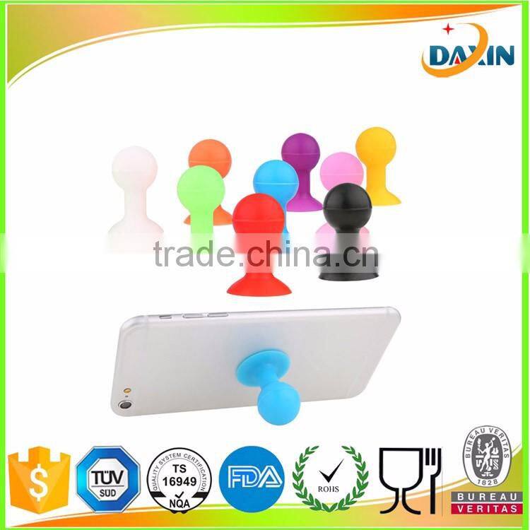 cute animal shape silicone phone sucker/pig phone holder