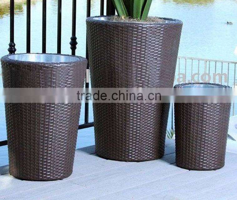 wicker weaven home & garden planter pot on sale
