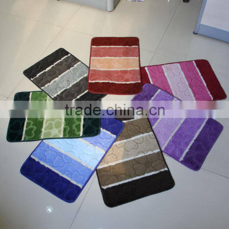 PP material anti-slip floor mat with TPR base