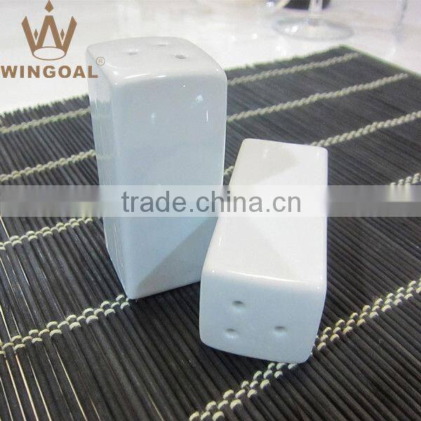 ceramic wedding salt and pepper shaker