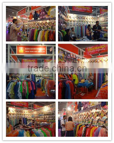 Disposable LDPE raincoats /plastic pe raincoats