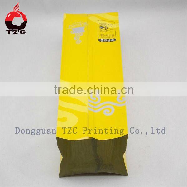CPP/VMCPP printed middle seal side qussete bag for food packaging