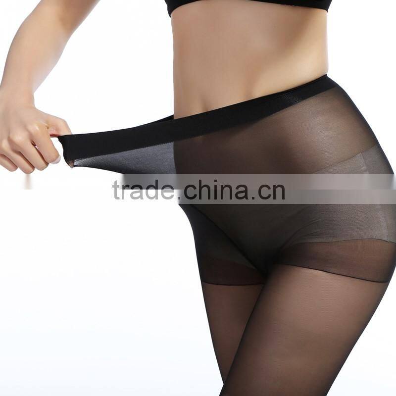17Year Hosiery Factory Shiny Women Tube Sexy Sheer Seamless Pantyhose