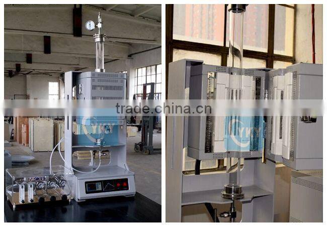 single heating zone glass tube furnace/vertical tube furnace