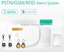 Wireless GSM Alarm home Automation Security System with RFID card and Touch Keypad