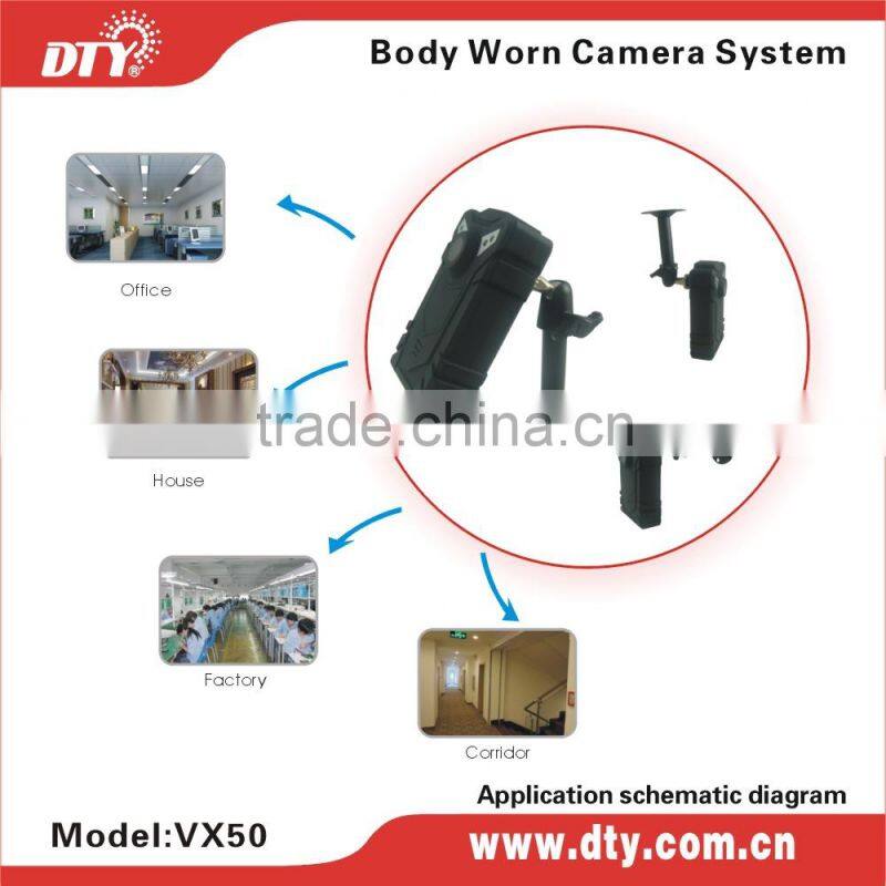 sd card body worn camera dvr system,VX50