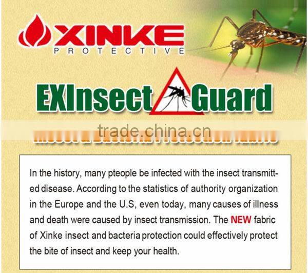 cotton bug protection fabric for forestry workwear