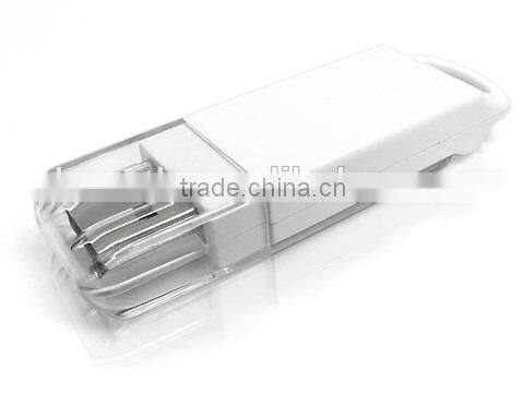 custom plastic flat usb memory stick with small MQQ