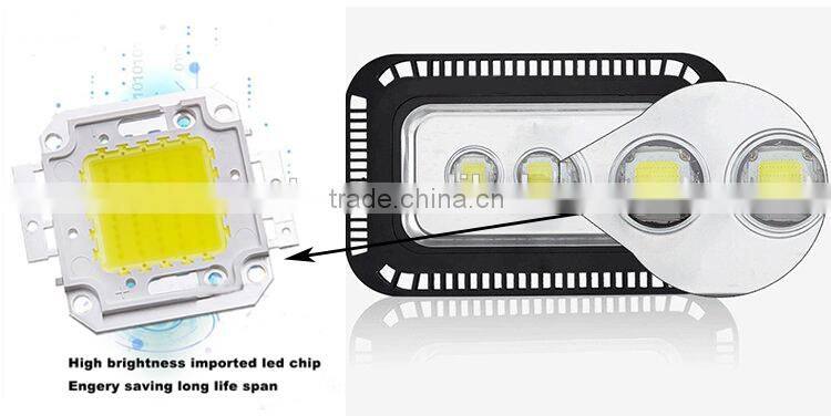 CE RoHS certificated IP65 240W high power led outdoor flood light for tunnel lighting street light