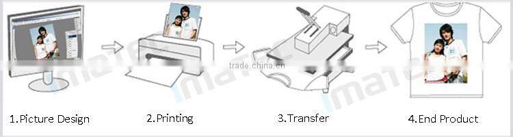 Dark Color T-shirt Heat Transfer Printing Paper for Cotton Fabric