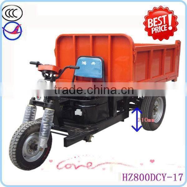 1500W electric cargo auto rickshaw for brick transportation