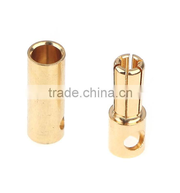 Copper Bullet 5.0mm Banana Plug Connectors Male Female for RC Motor ESC Battery Part