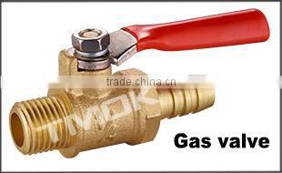 gas safety valve with forged nipple cw 617n high pressure and high quality NPT thread brass gas valve