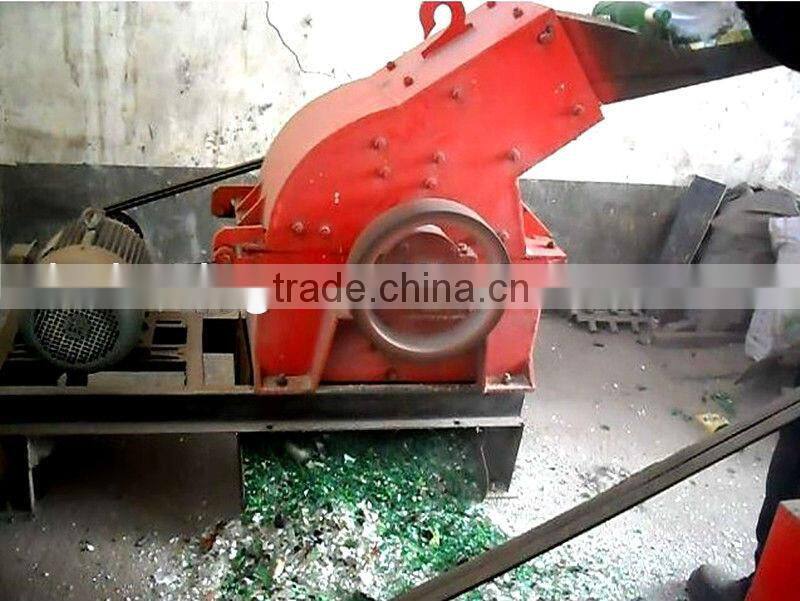 2015 New type crusher for recycling glass widely used at home and abroad