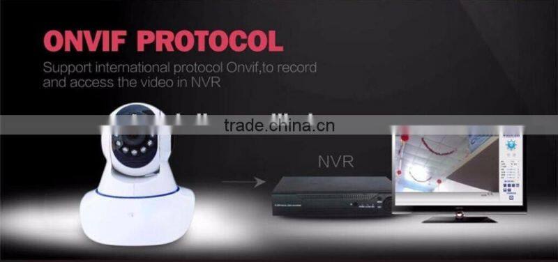 Wireless Pan/Tilt WIFI Audio Webcam Iphone Android CCTV IP Camera