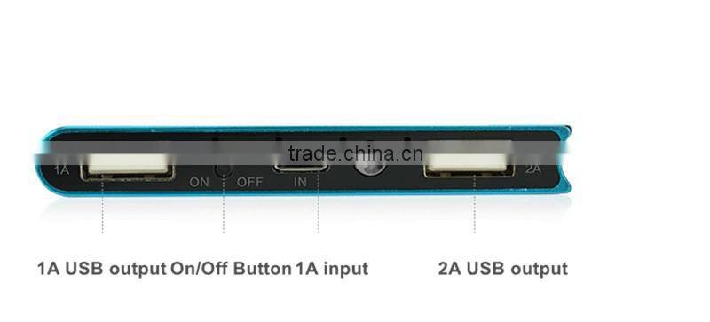 LED light 8000mAh powerbank 5v powerbank