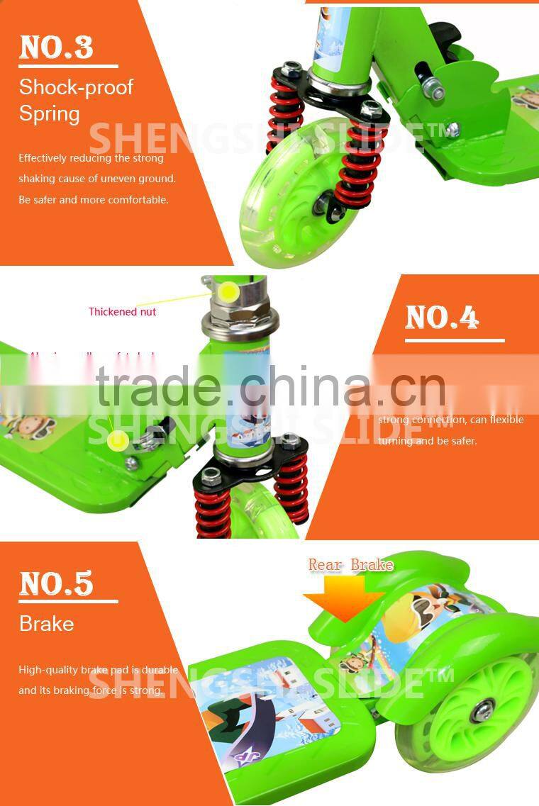 above 3 age kids slider scooter