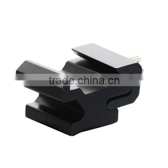 Professional for camera flash bracket,Adjustable Metal hot shoe with 1/4" female threads