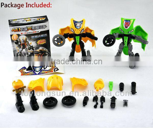 2013 newest educational plastic motorbike assembling diy toys for kids