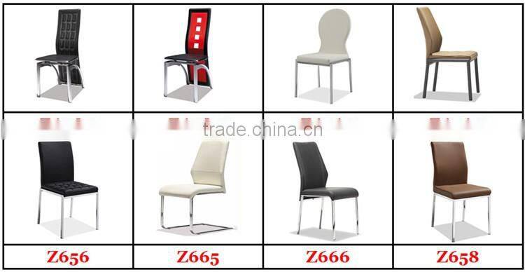 Z635 White PU Leather Dining Chair China PU Dining Chair