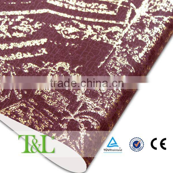 High quality Italian glitter fabric wallpaper royal wallpaper designs 2014