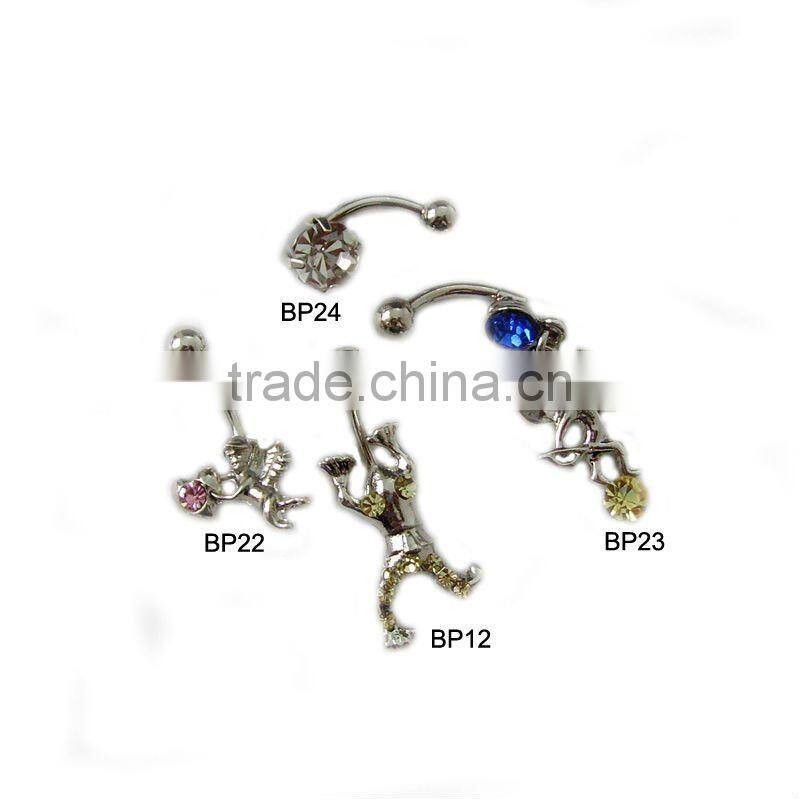 2012 Hot Sale New Sexy Rhinestone Navel Ring Body Piercing Jewelry,body Jewelry accessory