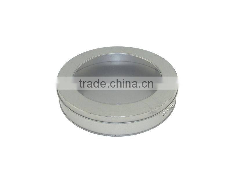 tin with wondow, gift packing box, cookies tin
