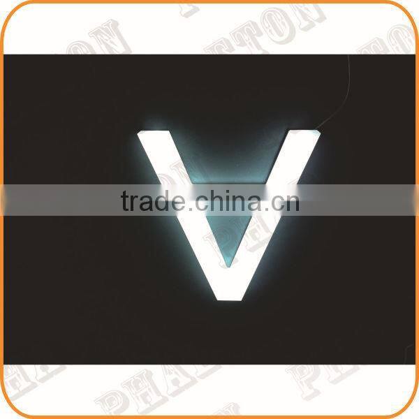 Best sale baking finish facelit led sign board,led glow sign boards